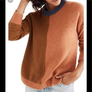 Madewell color block sweater